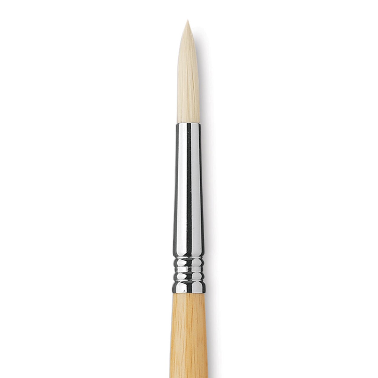 Escoda Clasico Chungking White Bristle Brush - Round, Long Handle, Size 10